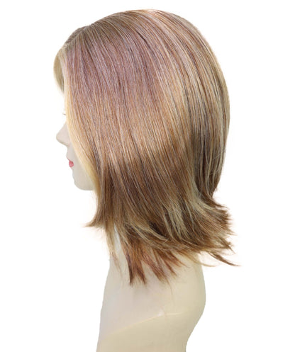 HPO Women 90's Short Layered – Straight Multiple Wig,  Adjustable Fit Lightweight Synthetic Fiber, Perfect for 90s-Them,Halloween Cosplay and Retro Events