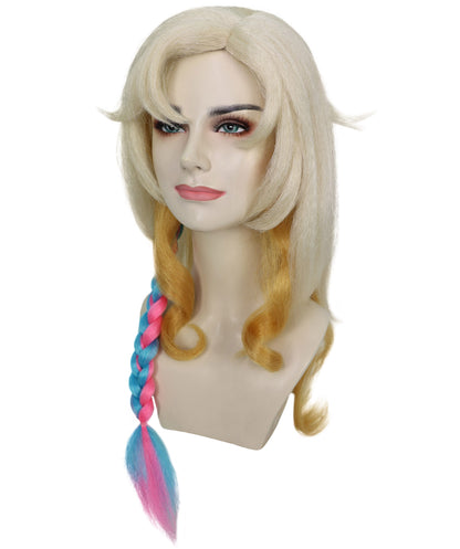 HPO Adult Women's Genshin Impact Xilonen Natlan Multiple Wig | 60cm Long Mixed Color Synthetic Wig Adjustable Cap for Secure Fit | Perfect for  Parties Halloween