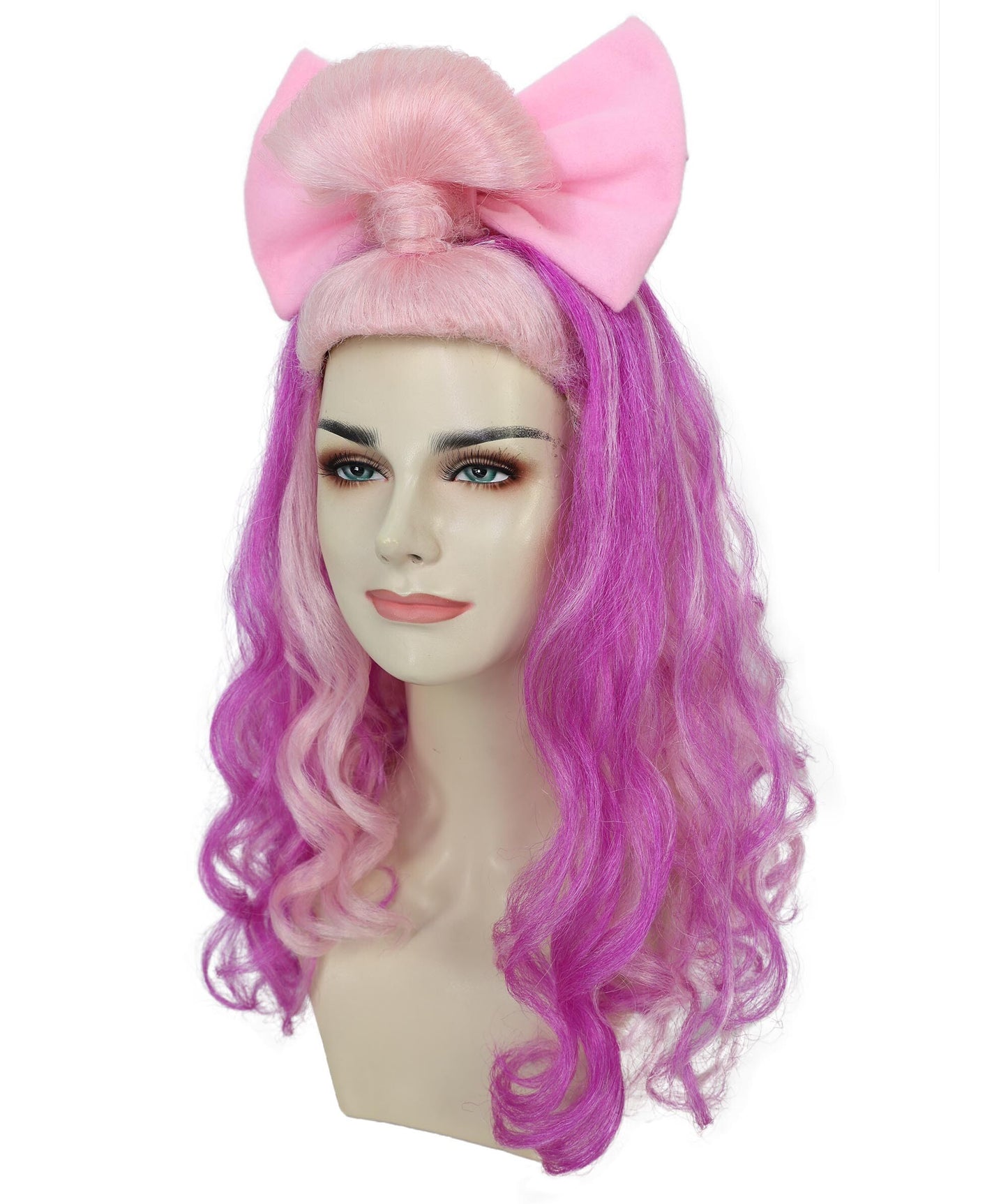 HPO Teens Animated Movie Character Multiple Wavy Wigs | Halloween and Cosplay Wig | Flame-retardant Synthetic Fiber