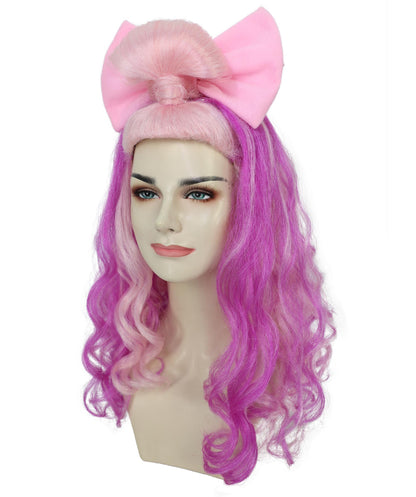 HPO Teens Animated Movie Character Multiple Wavy Wigs | Halloween and Cosplay Wig | Flame-retardant Synthetic Fiber