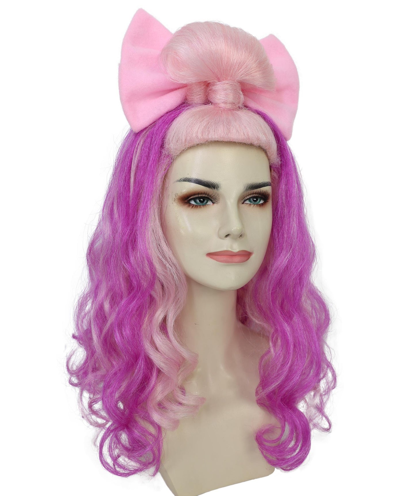 HPO Teens Animated Movie Character Multiple Wavy Wigs | Halloween and Cosplay Wig | Flame-retardant Synthetic Fiber