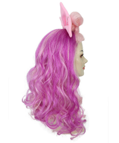 HPO Teens Animated Movie Character Multiple Wavy Wigs | Halloween and Cosplay Wig | Flame-retardant Synthetic Fiber