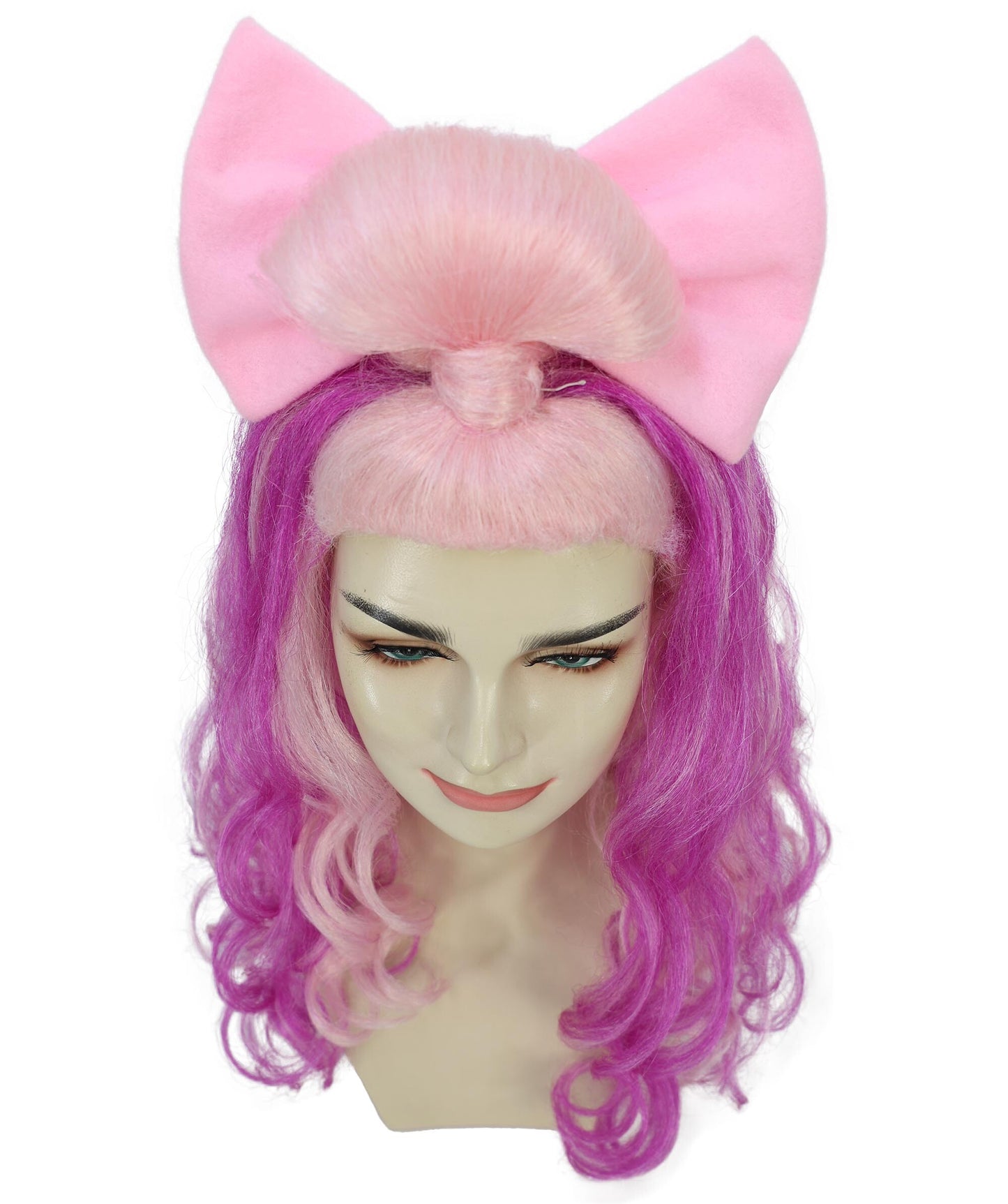 HPO Teens Animated Movie Character Multiple Wavy Wigs | Halloween and Cosplay Wig | Flame-retardant Synthetic Fiber