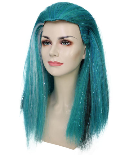 Multicolor Long Straight Egyptian-style doll Wig