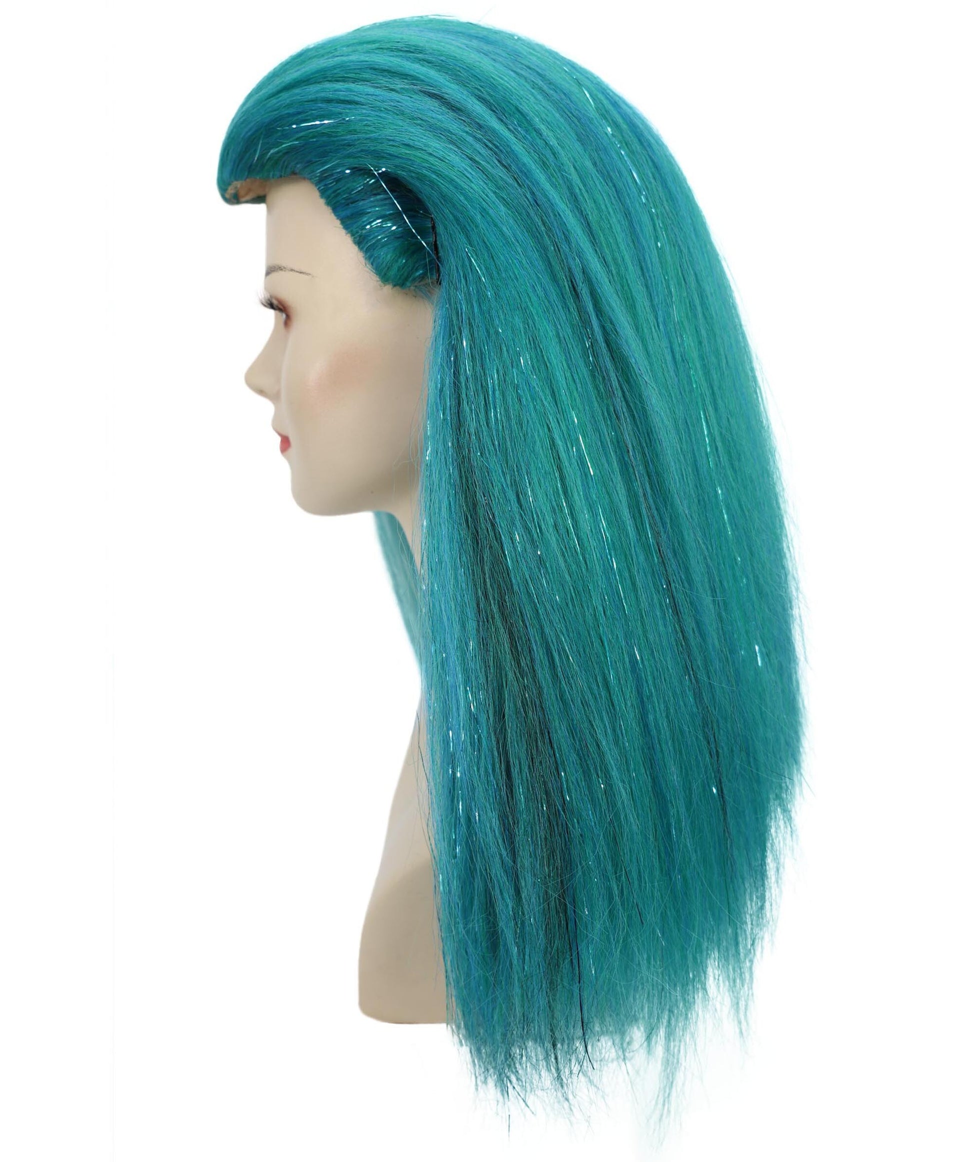 Multicolor Long Straight Egyptian-style doll Wig