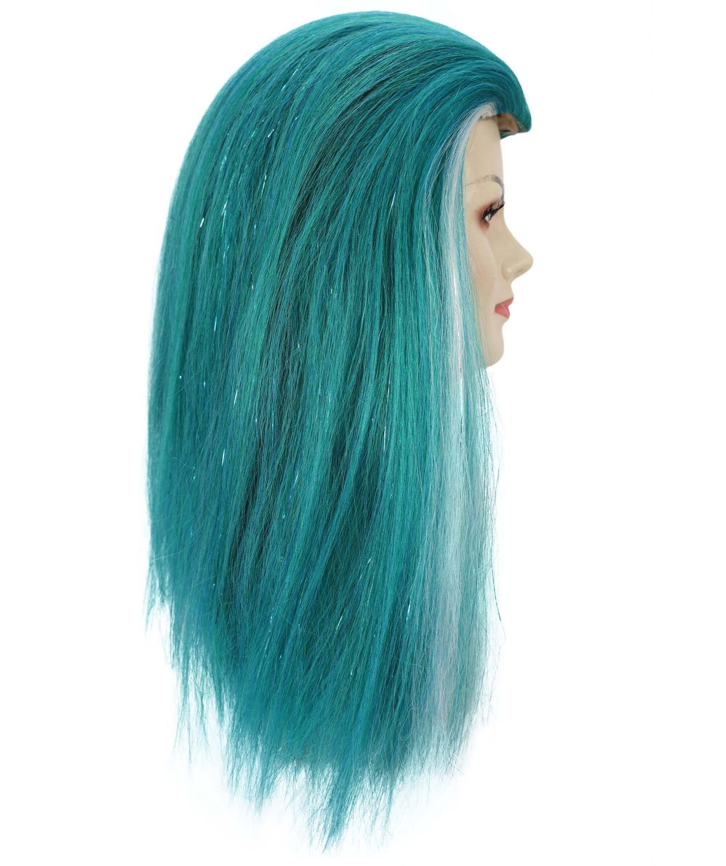 Multicolor Long Straight Egyptian-style doll Wig