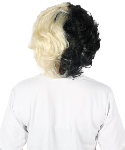 HPO Women's Evil Madame Wig - Dark Dramatic and Perfect for Halloween & Cosplay, Flame-retardant Synthetic Fiber