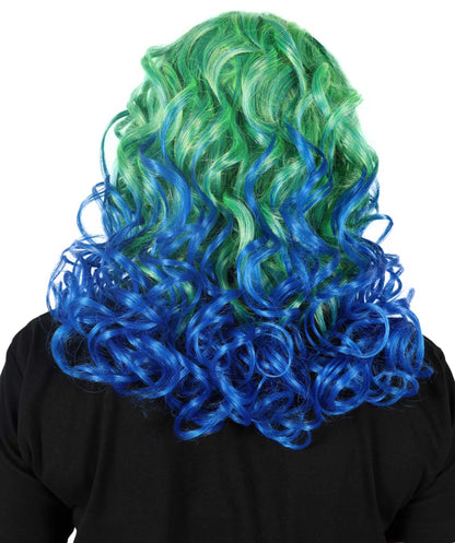 HPO Women Divatastic Multiple Wig – Glamorous Long Curly Hair for Stunning, Bold Looks, Flame-retardant Synthetic Fiber