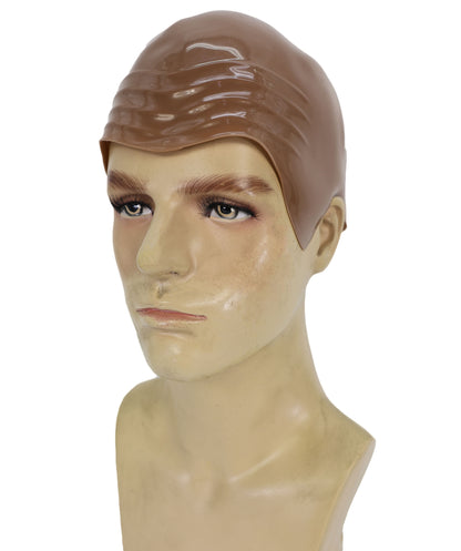 HPO  Men's Mr Worldwide Instant Kit Superstar Brown Bald Cap |Not Included sunglasses | Cosplay Facial Hair |Perfect for Pop lovers