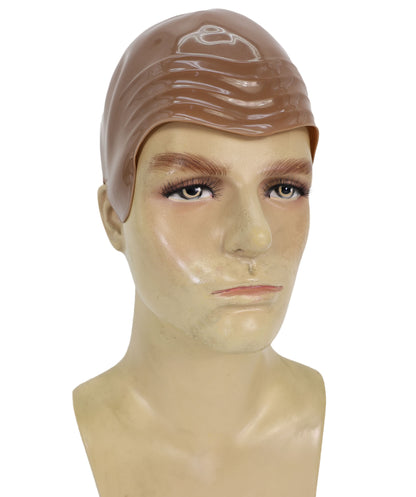 HPO  Men's Mr Worldwide Instant Kit Superstar Brown Bald Cap |Not Included sunglasses | Cosplay Facial Hair |Perfect for Pop lovers