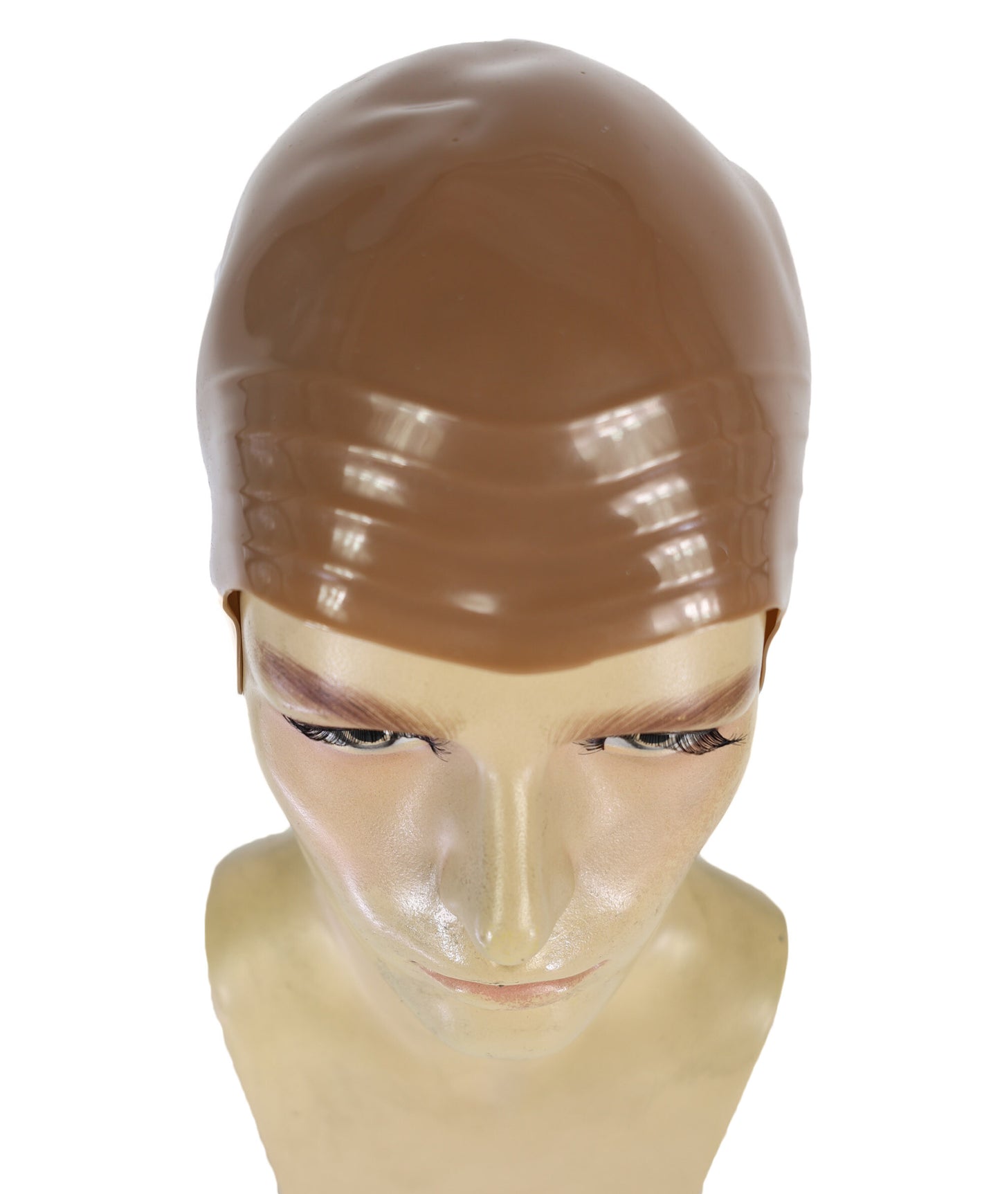 HPO  Men's Mr Worldwide Instant Kit Superstar Brown Bald Cap |Not Included sunglasses | Cosplay Facial Hair |Perfect for Pop lovers