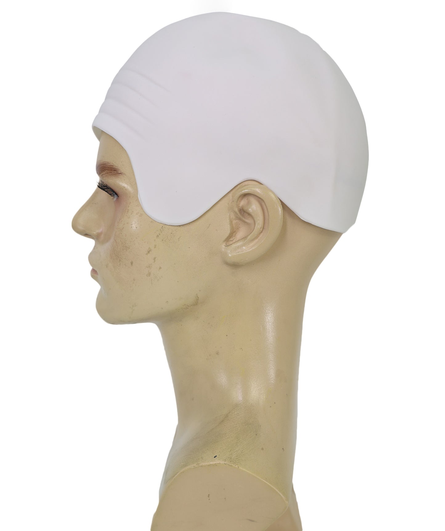 HPO Men's Mr Worldwide Instant Kit Superstar White Bald Cap |Not Included sunglasses | Cosplay Facial Hair |Perfect for Pop lovers