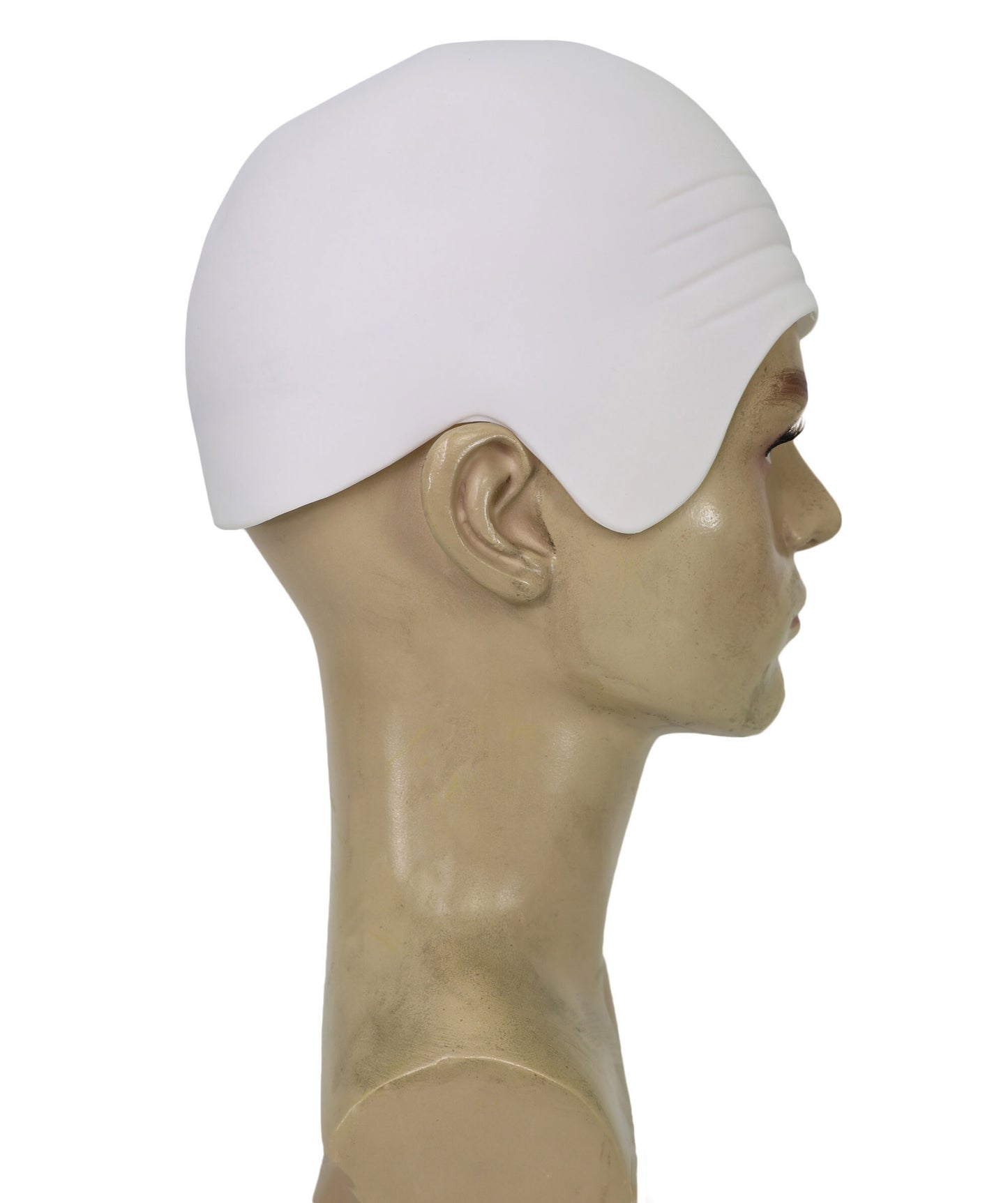 HPO Men's Mr Worldwide Instant Kit Superstar White Bald Cap |Not Included sunglasses | Cosplay Facial Hair |Perfect for Pop lovers