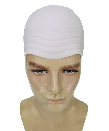 HPO Men's Mr Worldwide Instant Kit Superstar White Bald Cap |Not Included sunglasses | Cosplay Facial Hair |Perfect for Pop lovers