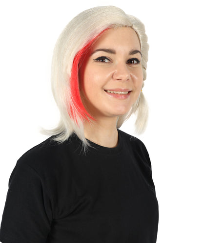HPO Adult Women Multiple Wig for Fontaine Lyney Cosplay | Women’s Synthetic Side Part Braided Wig | Adjustable Fit | Perfect for Cosplay  and Halloween