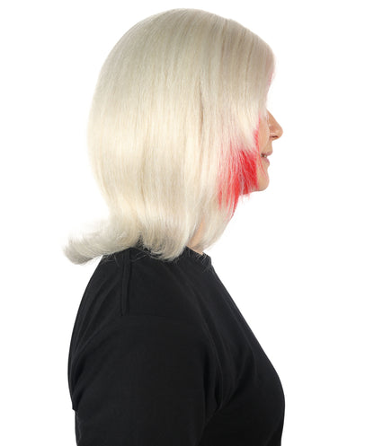 HPO Adult Women Multiple Wig for Fontaine Lyney Cosplay | Women’s Synthetic Side Part Braided Wig | Adjustable Fit | Perfect for Cosplay  and Halloween