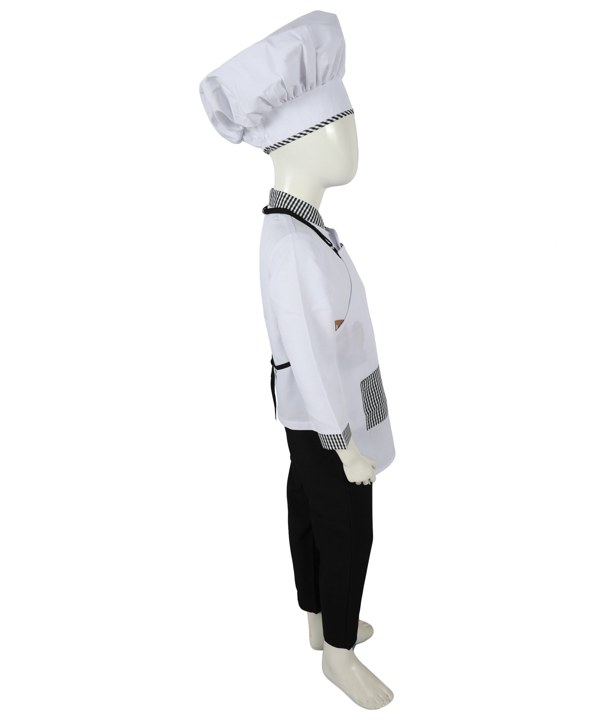Teen White Kitchen Uniform Chef Costume