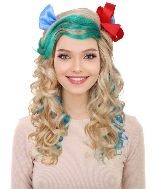 Teens Fictional Sea Monster Wavy Wig