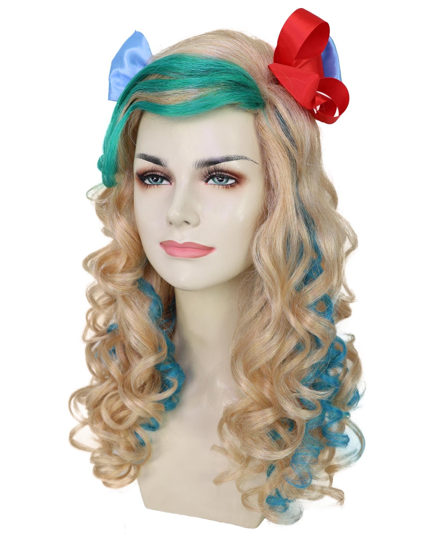 Teens Fictional Sea Monster Wavy Wig