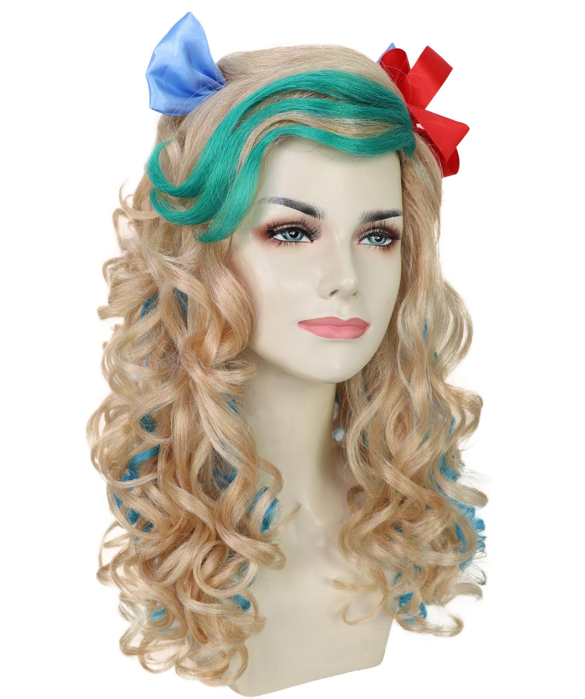 Teens Fictional Sea Monster Wavy Wig