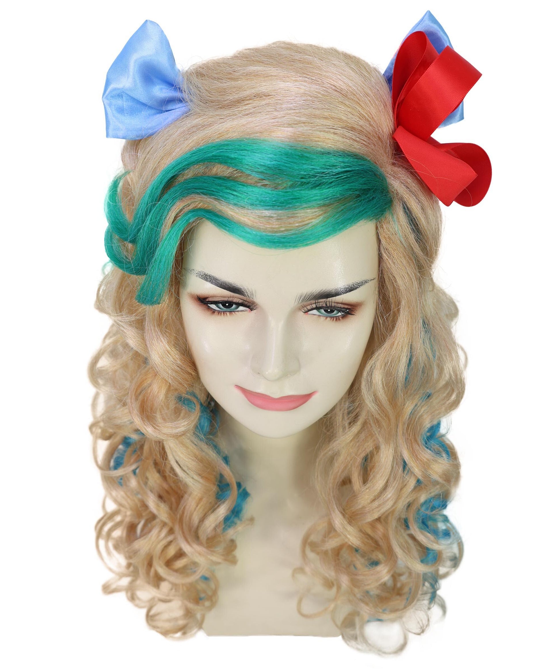 Teens Fictional Sea Monster Wavy Wig