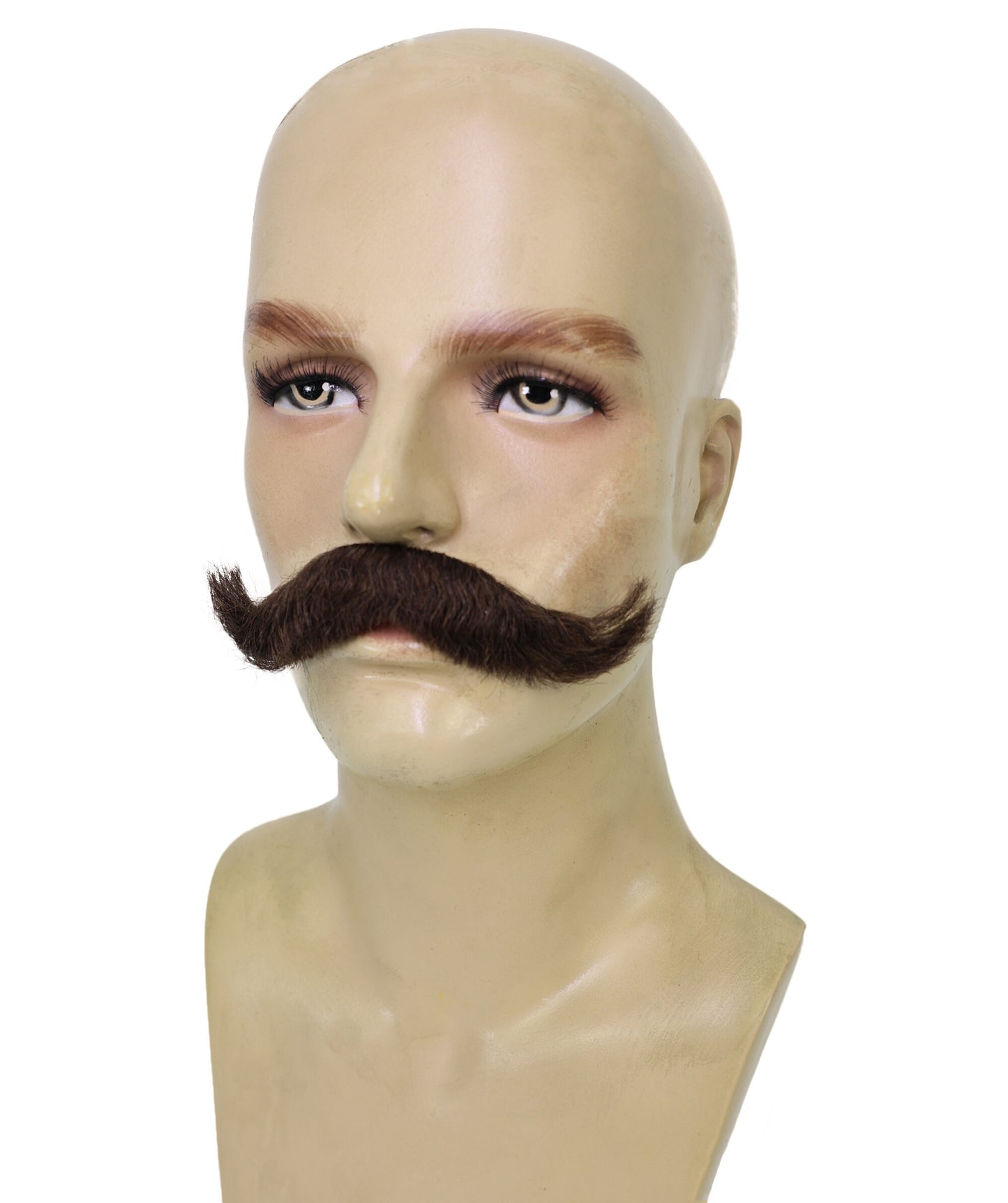 HPO Adult Men’s Bandit Mustache | Fake Bandito Tash Costume Accessory | Western Outlaw & Cowboy Villain Facial Hair for Halloween