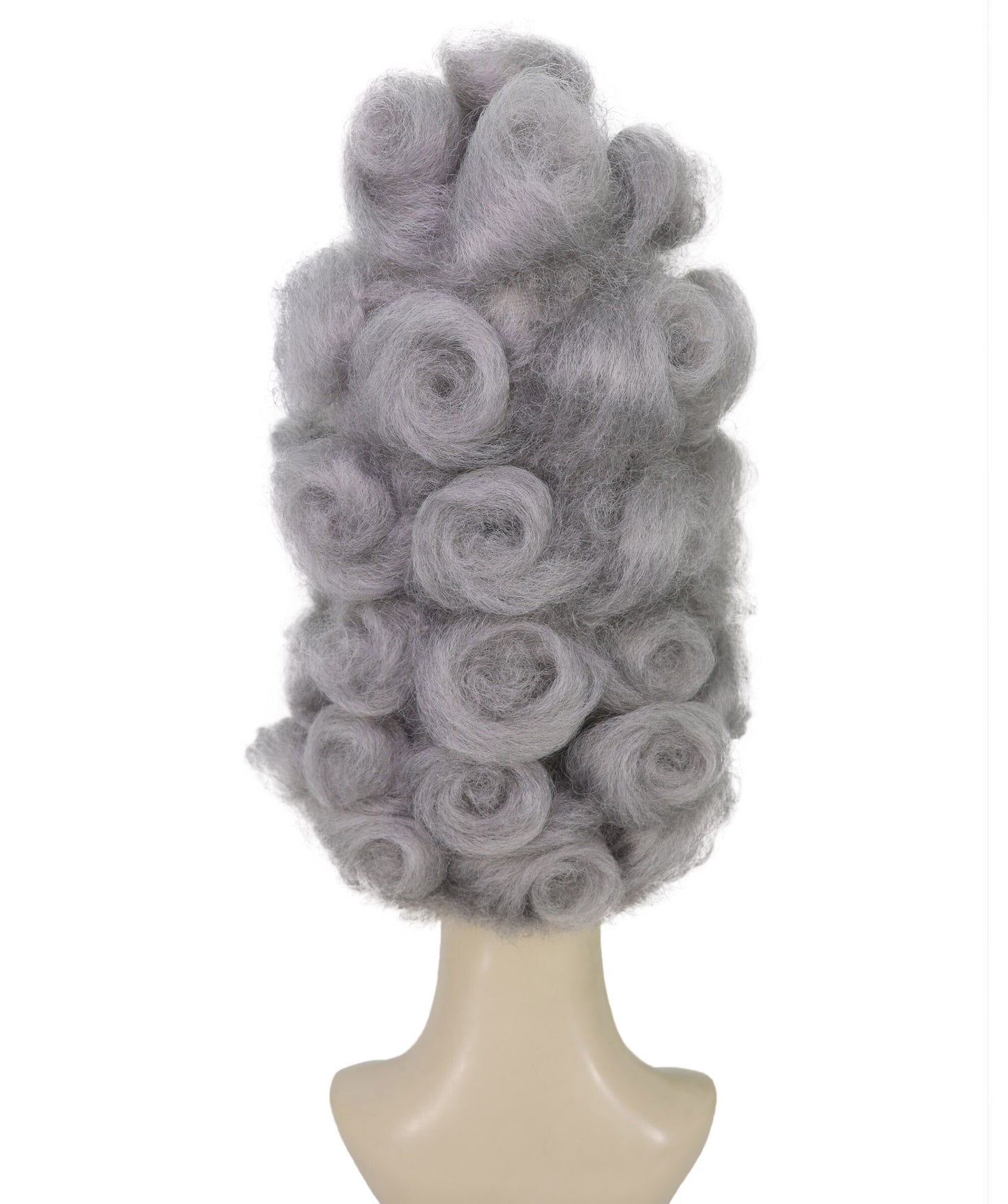 HPO Women's Elegant Tall Gray Wig | Storybook Character-Inspired Headpiece | Ideal for Halloween and Cosplay