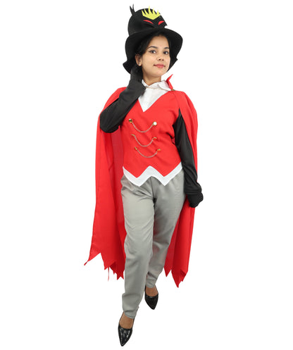 Anime Owl Sorceress Cosplay Costume | Women’s Fantasy-Inspired Cloak, Top & Pants Set | Halloween Outfit for Conventions, Stage & Parties