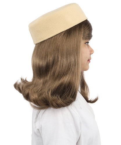Women’s Sleek Brunette Side-Tie Wig | Long Brown Glam Pop Style Costume Hair with Breathable Cap | Singer-inspired for Halloween, Cosplay or any Parties & Events