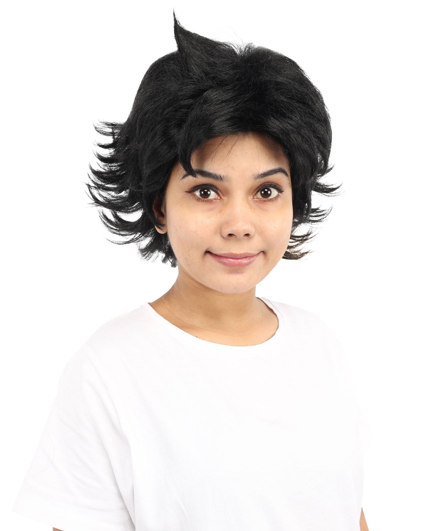 Women’s Medium Black Character Wig | Straight Bob Hair with Capless Cap Design | Ideal for Halloween, Parties & Events