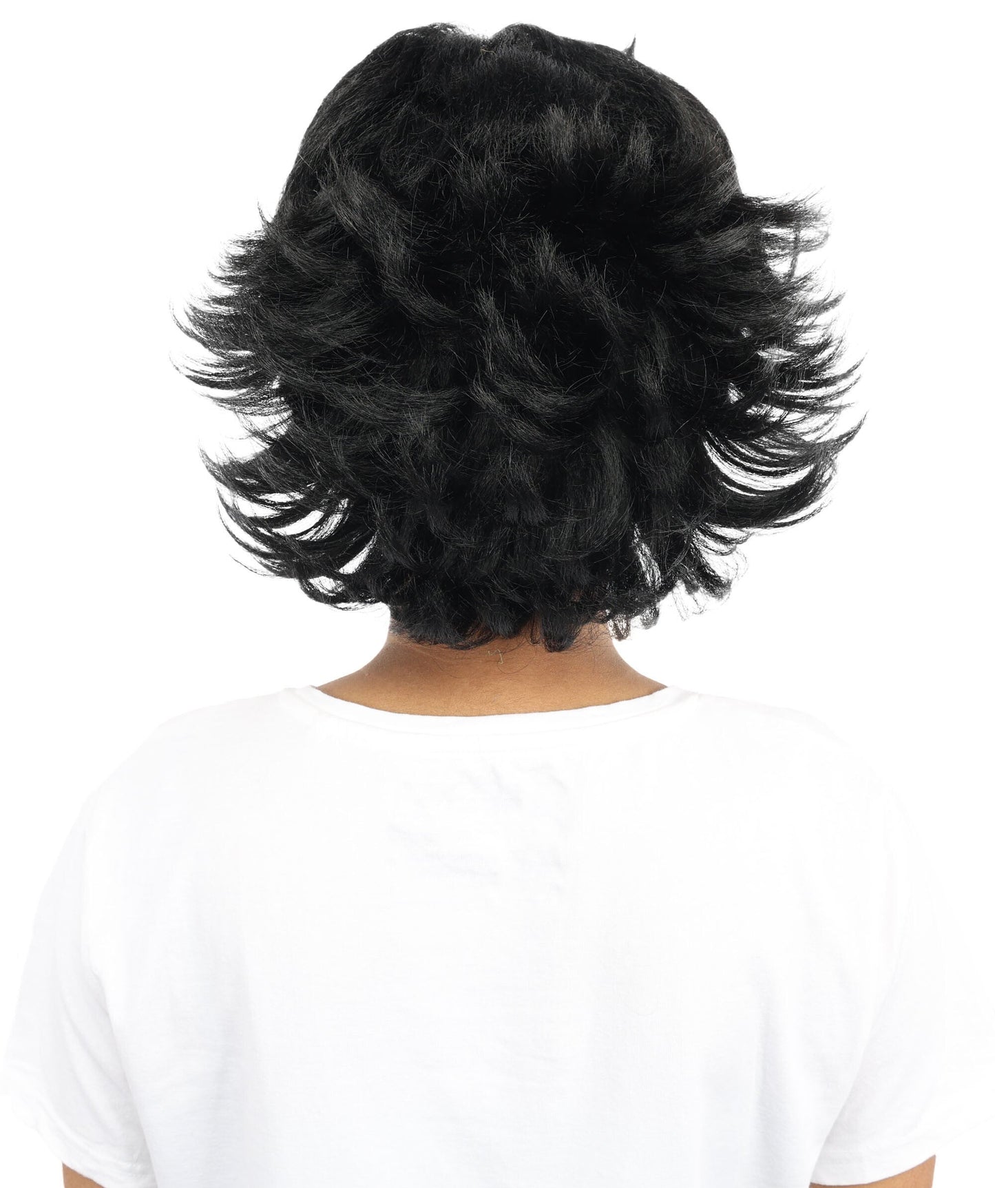Women’s Medium Black Character Wig | Straight Bob Hair with Capless Cap Design | Ideal for Halloween, Parties & Events