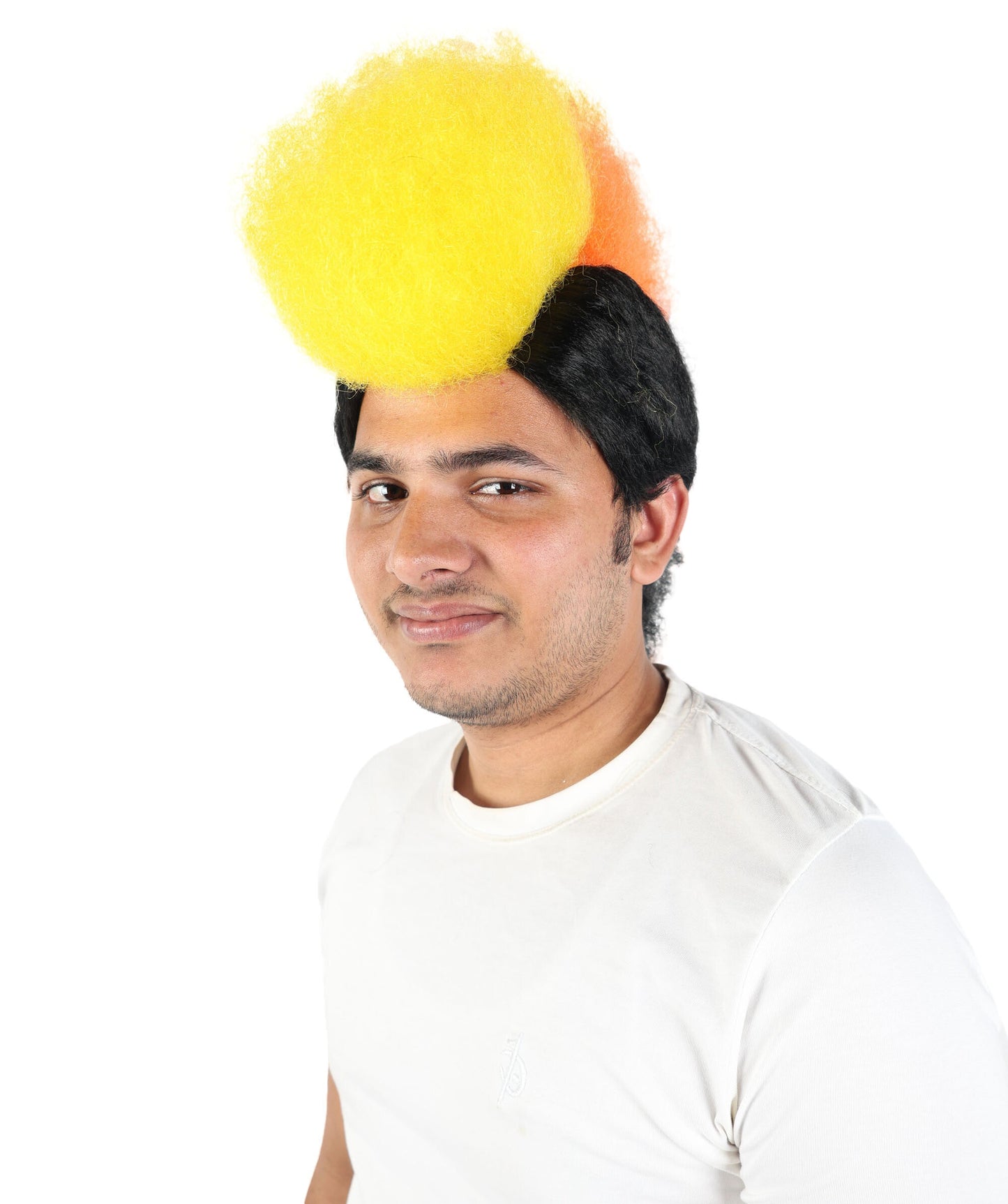 Men’s German Flag Mohawk Wig – Multicolor Spiky Hair | Accessory for Sports, Parties & Events