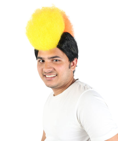 Men’s German Flag Mohawk Wig – Multicolor Spiky Hair | Accessory for Sports, Parties & Events