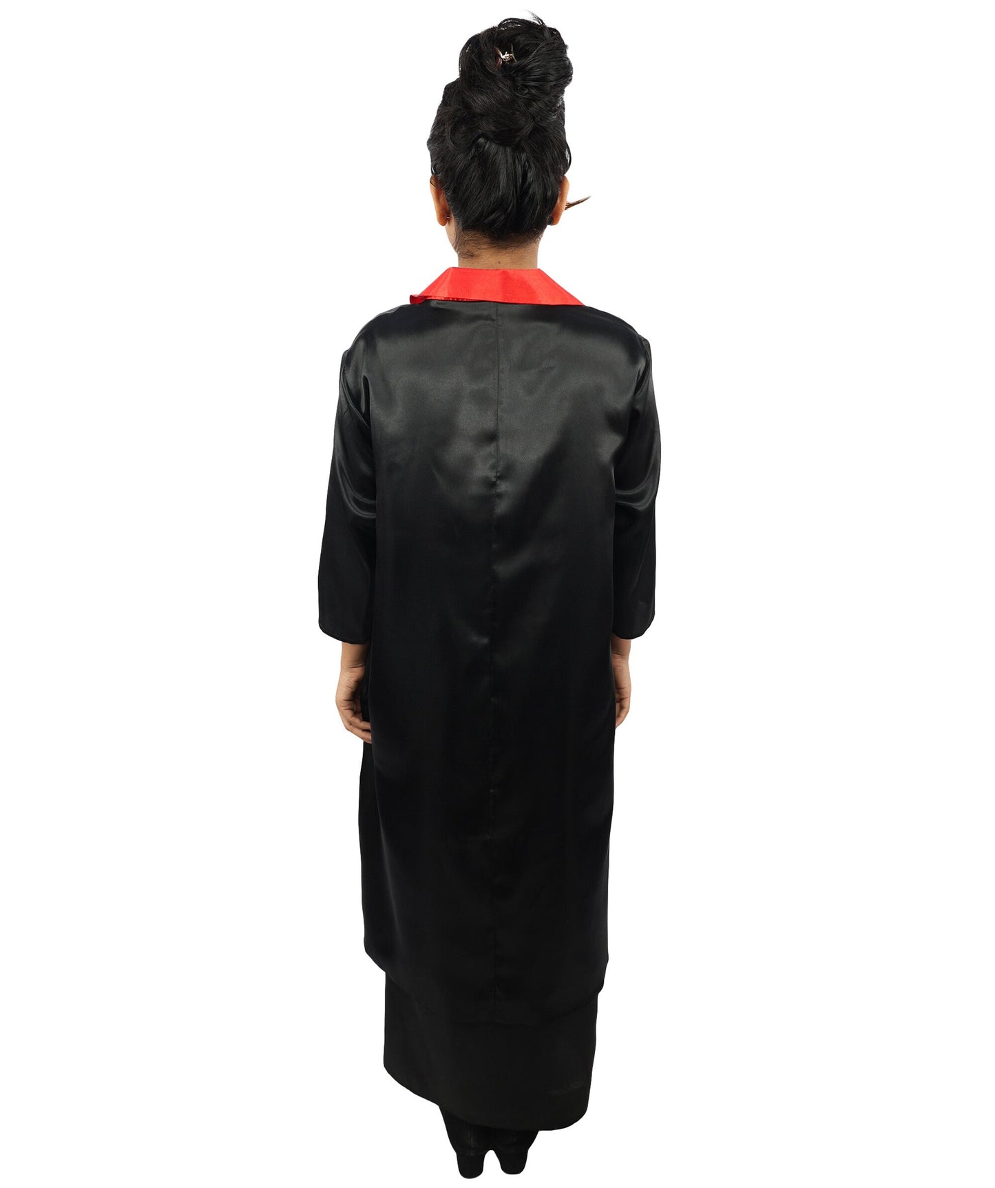 Adult Women's Elegant Red Rose Opera Dress | Classic Hollywood Pop Star Black Spaghetti Strap Gown Red Lining Shawl Set | Halloween Gala Cosplay Theater Performance Wardrobe Piece