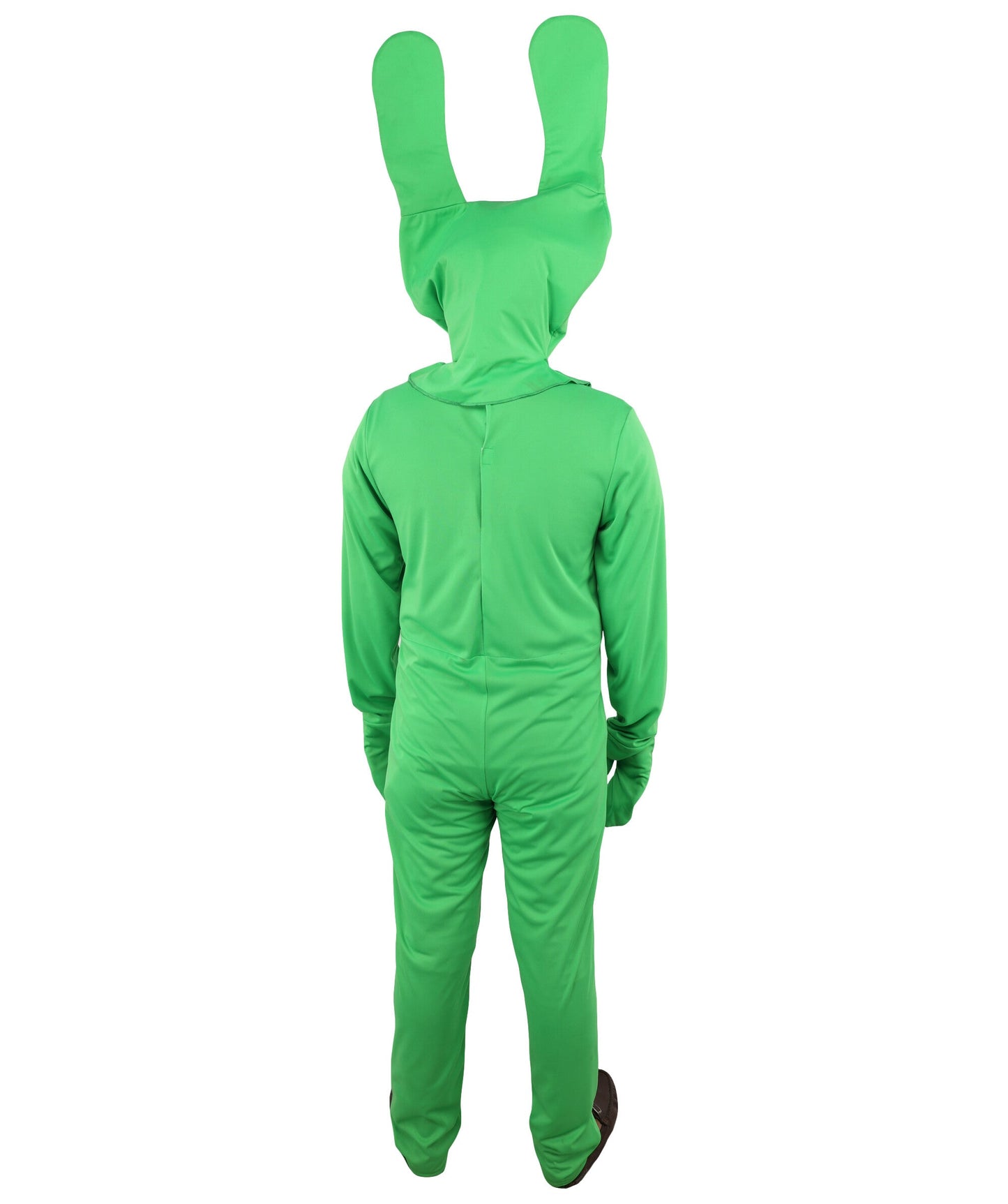 Adult Green Bunny Costume | Full Body Jumpsuit Outfit with Head Accessory | Ideal for Halloween, Cosplay & Themed Parties