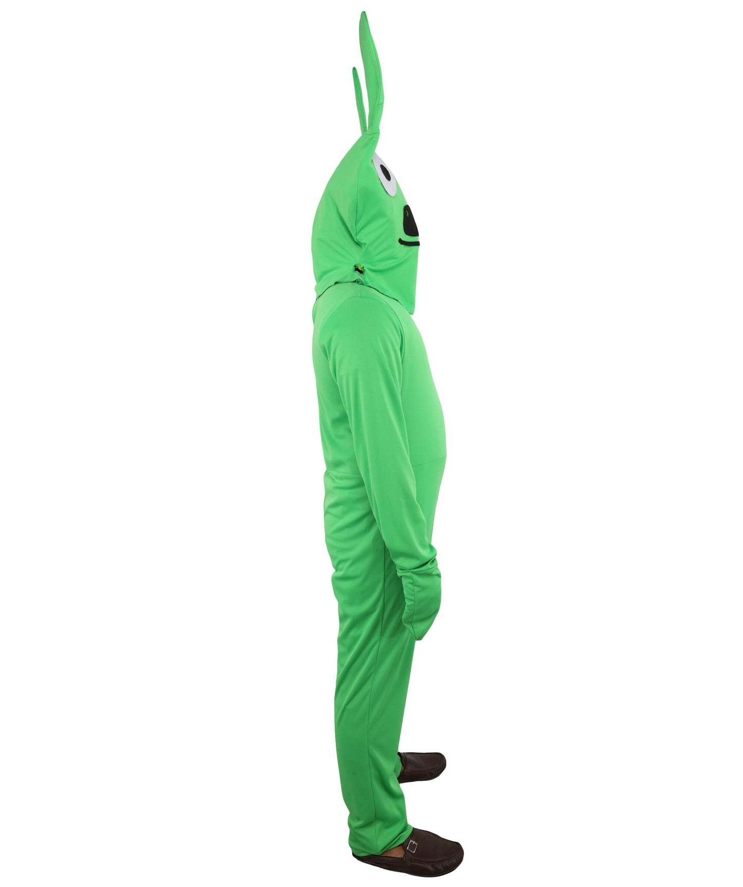 Adult Green Bunny Costume | Full Body Jumpsuit Outfit with Head Accessory | Ideal for Halloween, Cosplay & Themed Parties