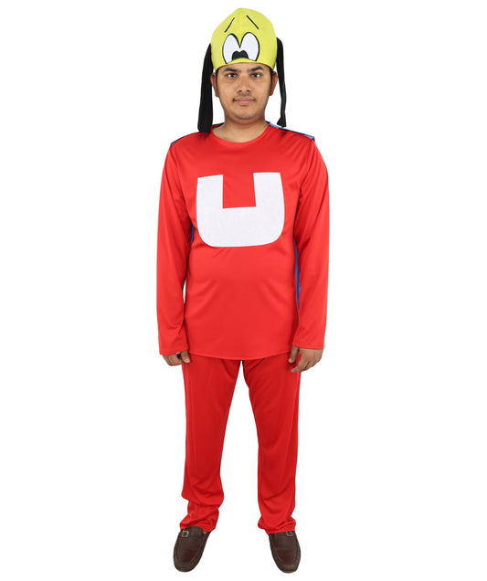 Men’s Multicolor Superhero Costume | Outfit with Cape and Cap | Ideal for Halloween, Cosplay & Parties