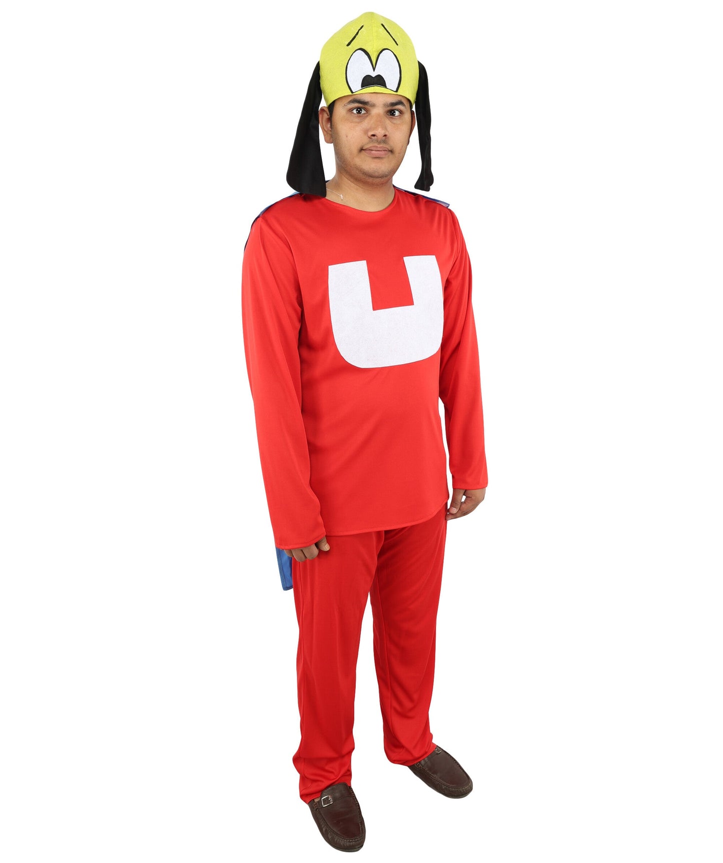 Men’s Multicolor Superhero Costume | Outfit with Cape and Cap | Ideal for Halloween, Cosplay & Parties