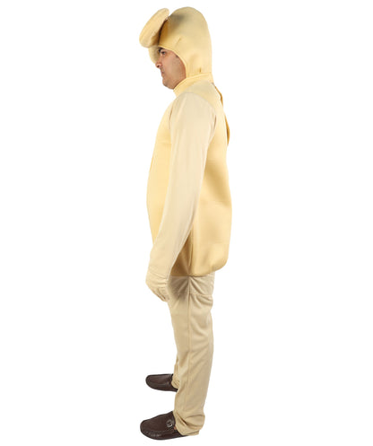 Friendly Alien Costume for Adults | Blonde Bodysuit with Alien Headpiece | Sci-Fi Inspired Outfit for Halloween, Cosplay, Parties & Roleplay