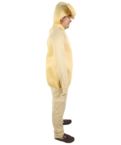 Friendly Alien Costume for Adults | Blonde Bodysuit with Alien Headpiece | Sci-Fi Inspired Outfit for Halloween, Cosplay, Parties & Roleplay