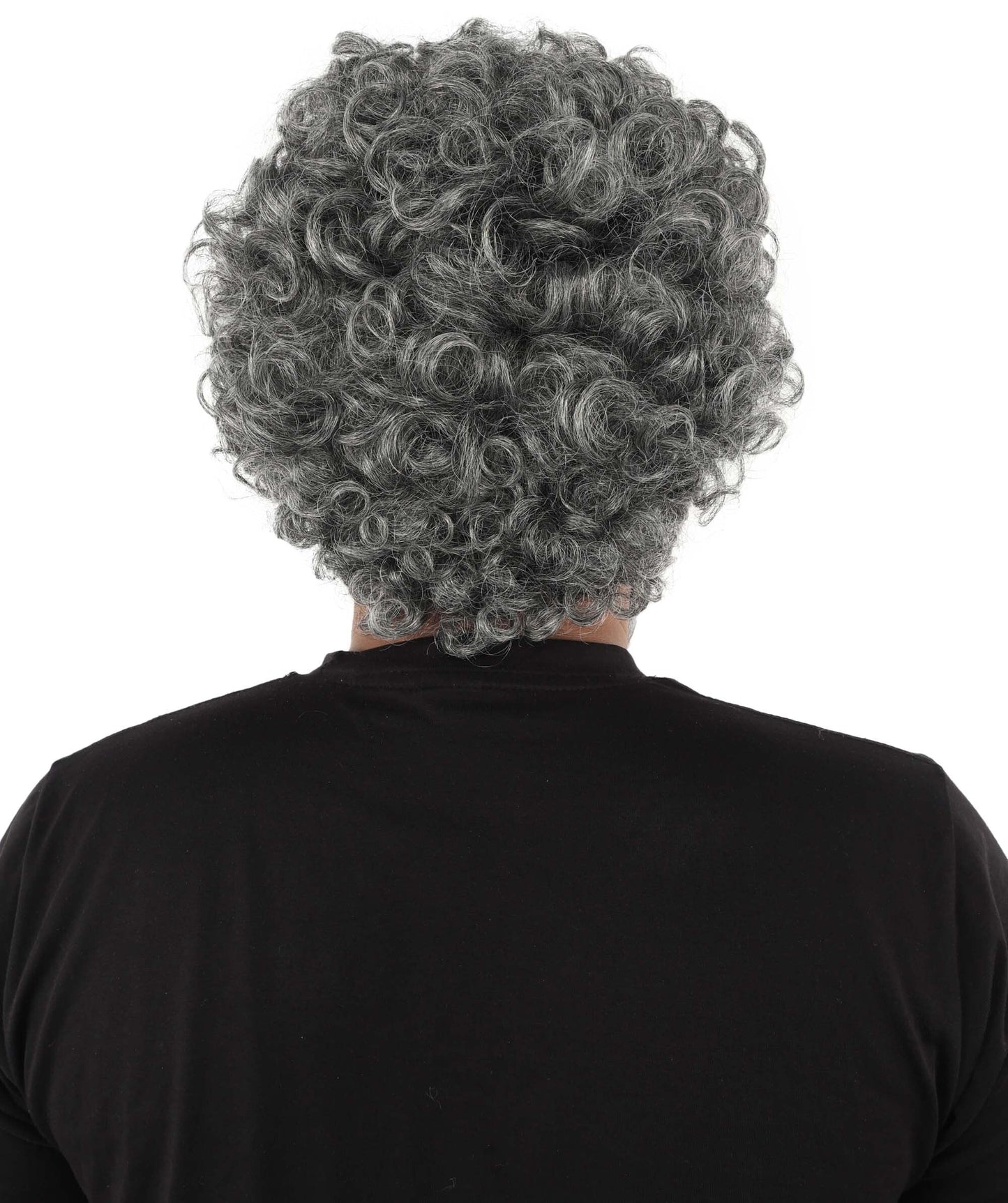 Men’s Grey Wig Beard & Mustache Set | Costume Facial Hair Accessory | Ideal for Halloween, Cosplay & Themed Parties
