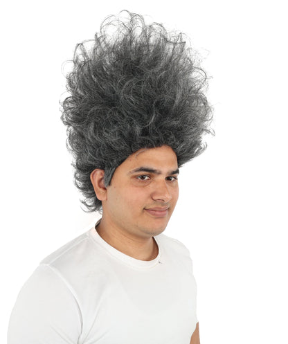 Adult Grey Spiky Wig | Boxing Promoter-Inspired Hair Accessory | Ideal for Halloween Cosplay and Sports
