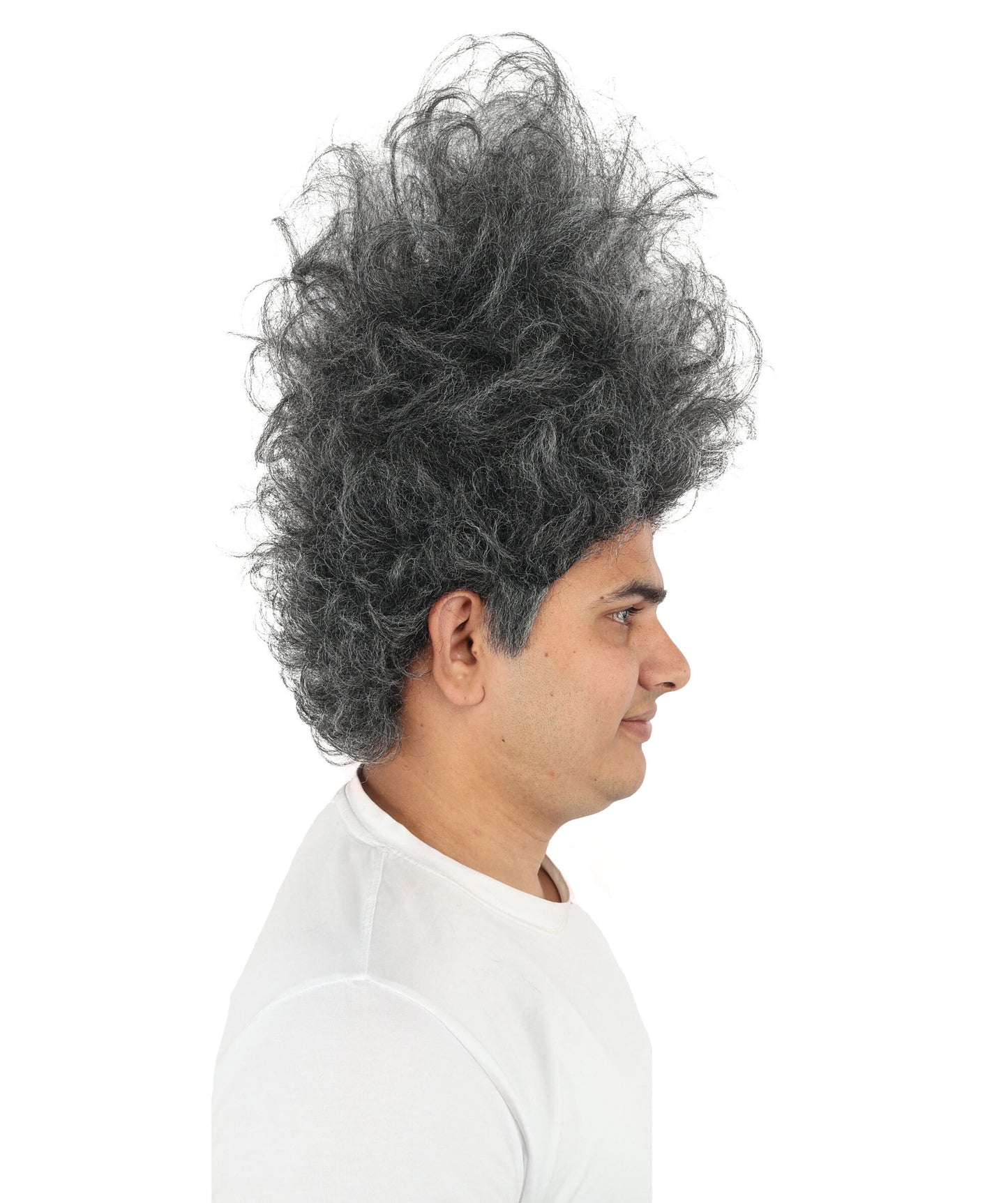 Adult Grey Spiky Wig | Boxing Promoter-Inspired Hair Accessory | Ideal for Halloween Cosplay and Sports