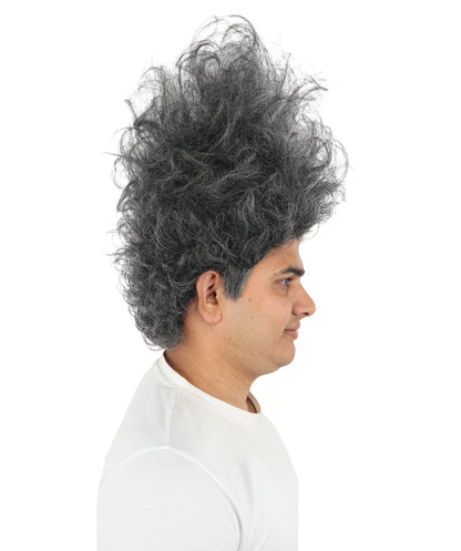 Adult Grey Spiky Wig | Boxing Promoter-Inspired Hair Accessory | Ideal for Halloween Cosplay and Sports