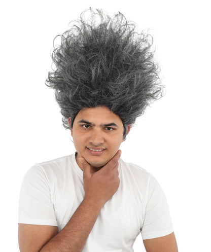 Adult Grey Spiky Wig | Boxing Promoter-Inspired Hair Accessory | Ideal for Halloween Cosplay and Sports
