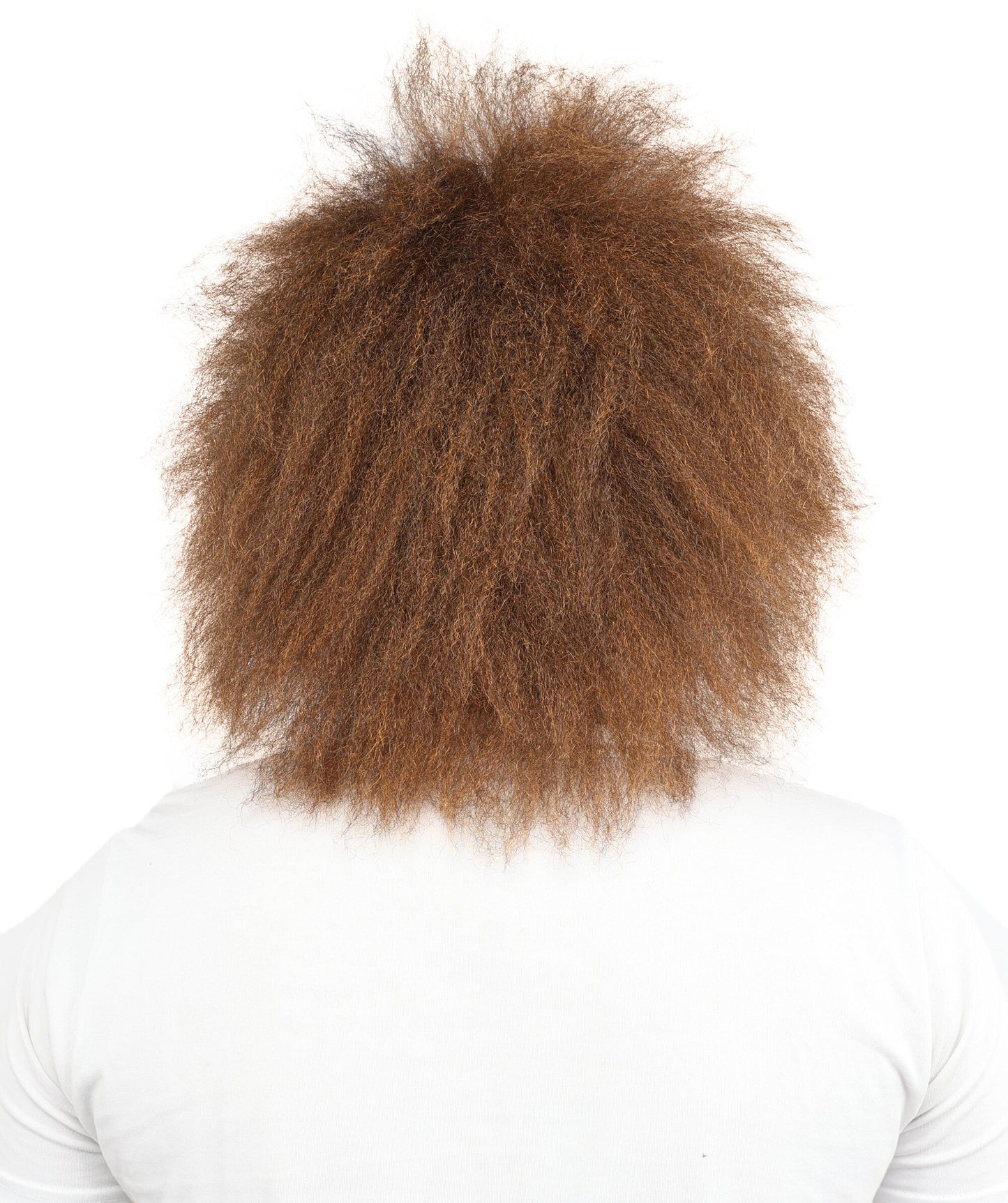 Men’s Caveman Wig Beard & Mustache Set | Long Brown Facial Hair | Ideal for Halloween, Cosplay & Themed Parties
