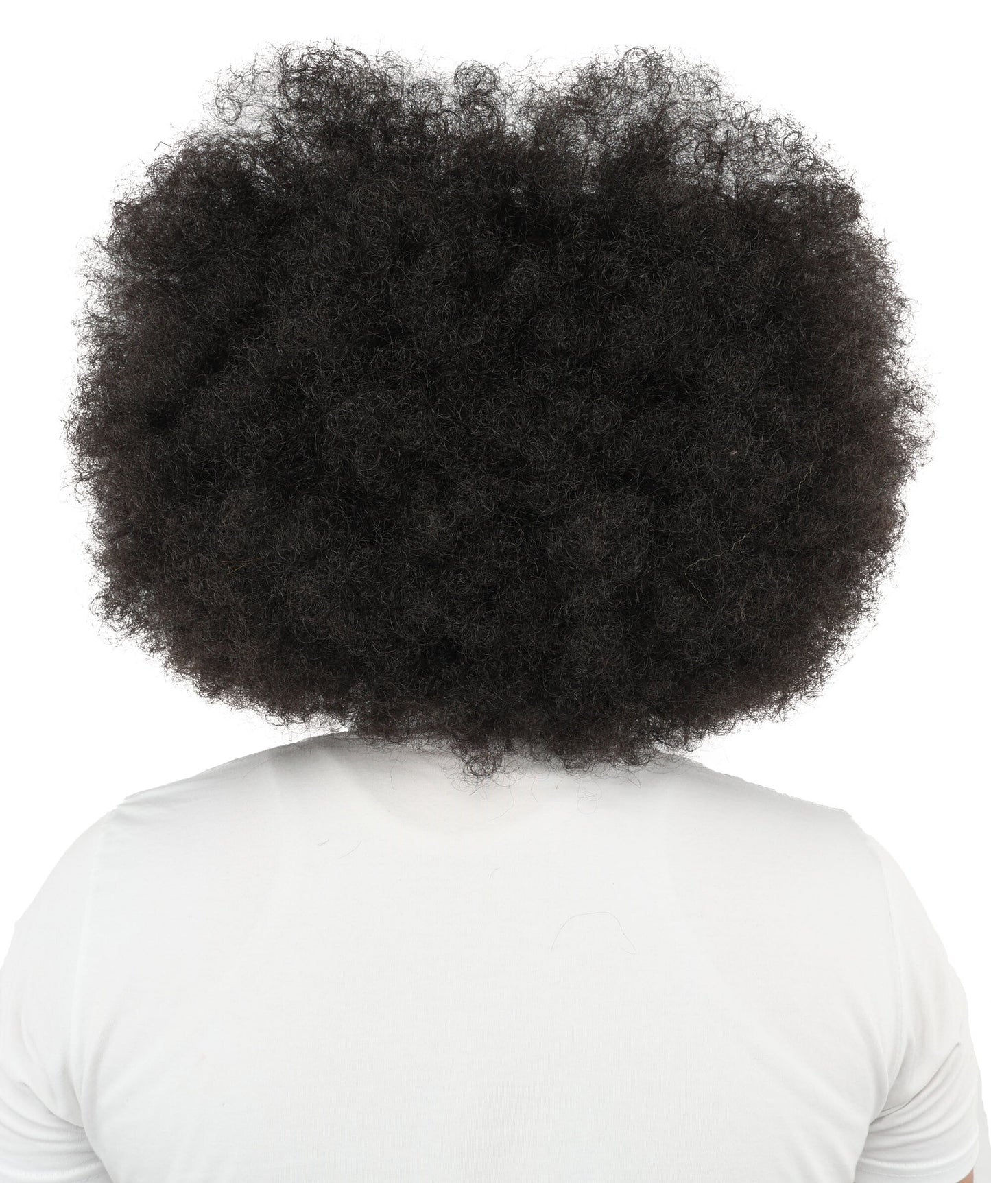 Men’s Rapper-Inspired Afro Black Curly Wig with Clips | Retro Hairpiece with Breathable Cap | Ideal for Halloween and Cosplay