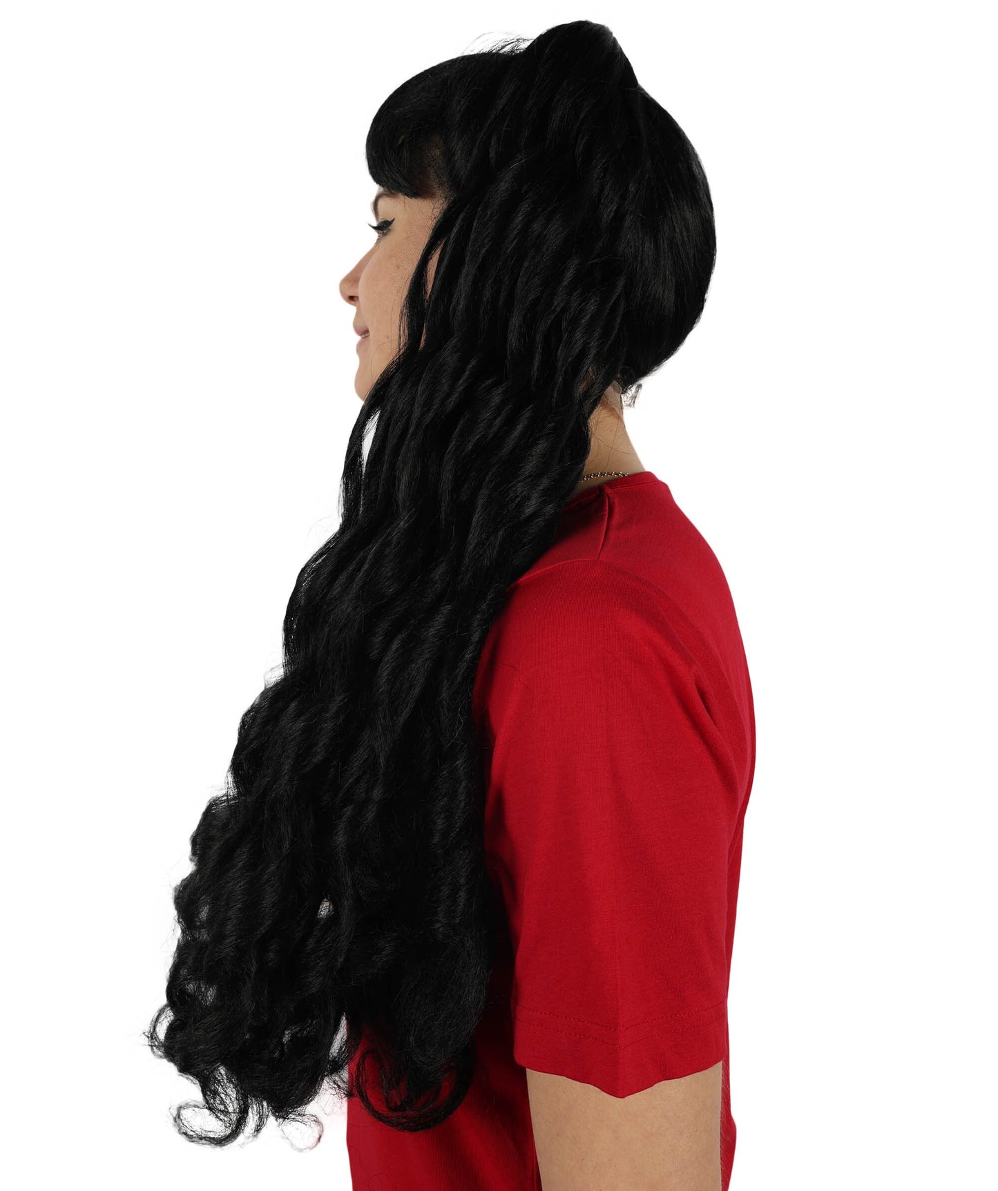 Adult Women’s American Singer-Inspired Two-Toned Pigtail Wig | Black & Blonde Celebrity Hairpiece | Ideal for Halloween, Cosplay & Music Parties