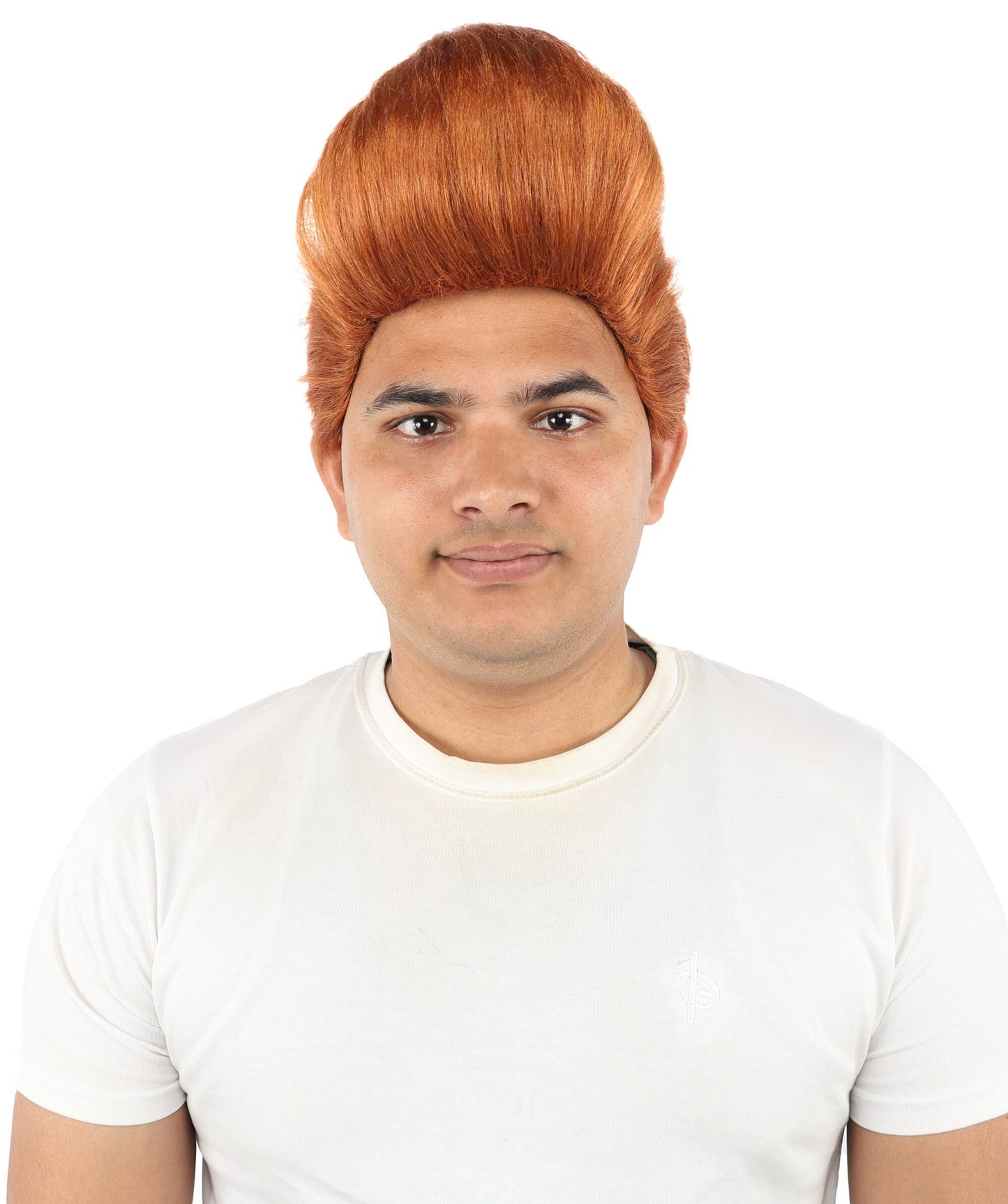 Adult Men's Skyward Spiky Wig | Auburn Brown with Breathable Cap | Ideal for Halloween, Cosplay, Theater And Themed Parties