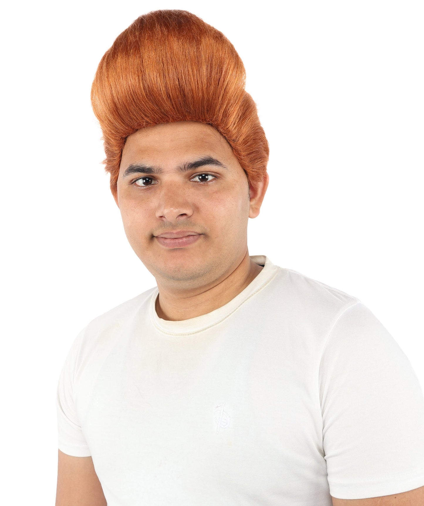 Adult Men's Skyward Spiky Wig | Auburn Brown with Breathable Cap | Ideal for Halloween, Cosplay, Theater And Themed Parties